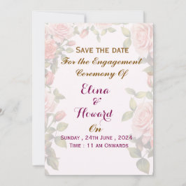 Engagement Ceremony Invitations  Kaart
