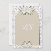 Engagement Invitation Card Kaart (Achterkant)