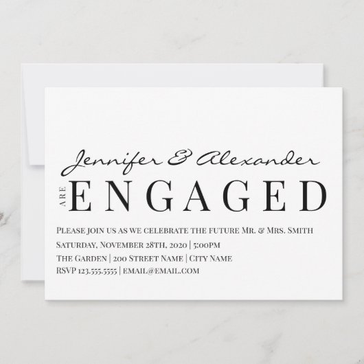 Engagement party (Voorkant)