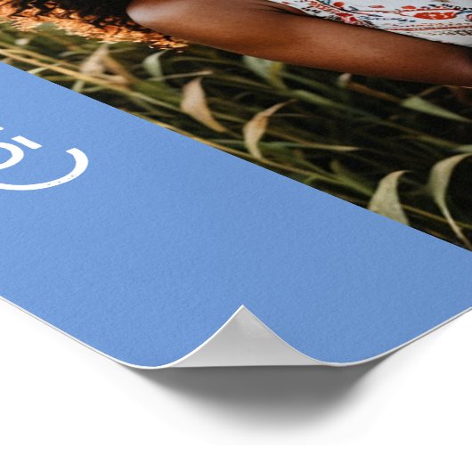 Engagement party aangepaste foto tekst creëer uw e poster (Hoek)