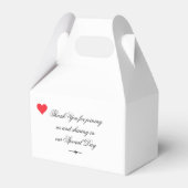 Engagement Party Dank je wel cadeau legant Bedankdoosjes (Achterkant)
