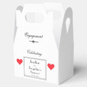 Engagement Party Dank je wel cadeau legant Bedankdoosjes (Geopend)