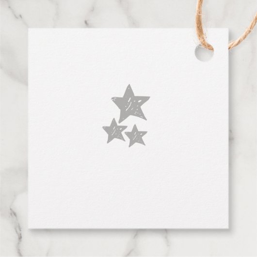 Engagement Party Dank u Gift Eenvoudig Script Chic Bedankjes Labels (Achterkant)