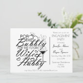 Engagement party design kaart (Staand voorkant)