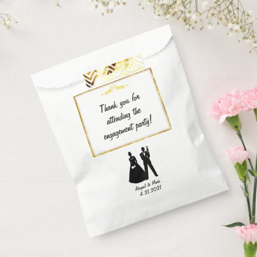 Engagement Party Favors Bag Bedankzakje (Gezegeld)