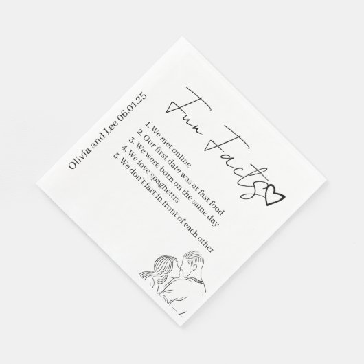 Engagement Party Fun facts Name Wedding  Servet (Hoek)