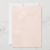 Engagement party invitation with a gold heart kaart (Achterkant)