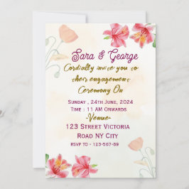 Engagement  Party Invitations  Kaart