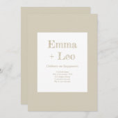 Engagement Party Kaart (Voorkant / Achterkant)