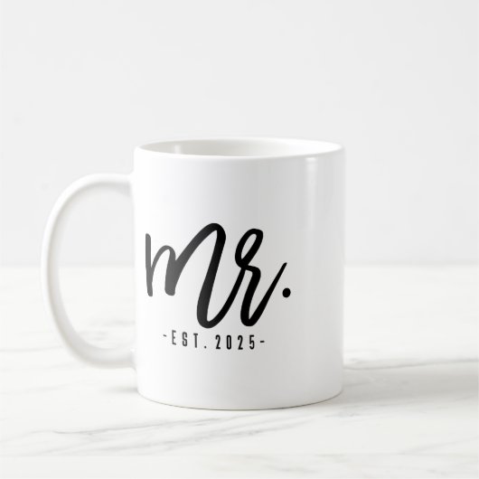 Engagement Party Man en vrouw Matching paar Koffiemok (Links)