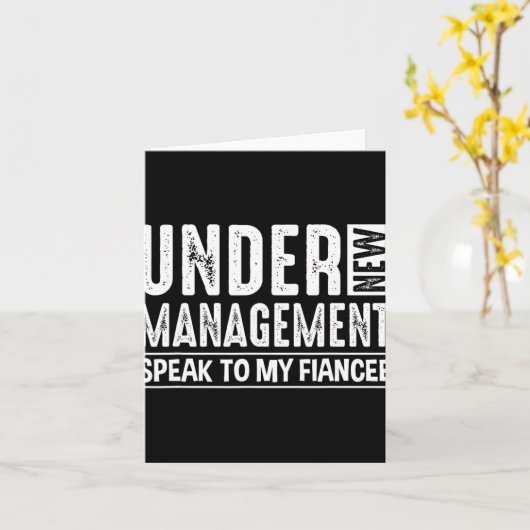 Engagement Party Men Under New Management See Fian Kaart (Gele Bloem)