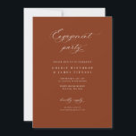 Engagement Party Minimal Wedding Invitation Kaart<br><div class="desc">Onze verloving uitnodigingskaart is ideaal om gasten uit te nodigen voor uw verlovingsfeest. Dit artikel maakt deel uit van onze Goldie collectie G100,  winkel onze winkel voor bijpassende producten.</div>