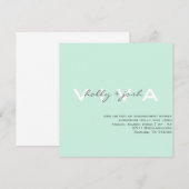 Engagement Party nodigt uit Kaart (Voorkant / Achterkant)