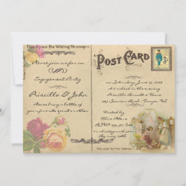 Engagement Party, , oude briefkaart stijl
