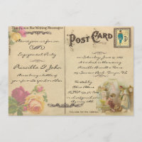 Engagement Party, , oude briefkaart stijl