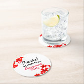 Engagement party ronde kartonnen onderzetter (Insitu)