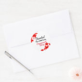 Engagement party ronde sticker (Envelop)
