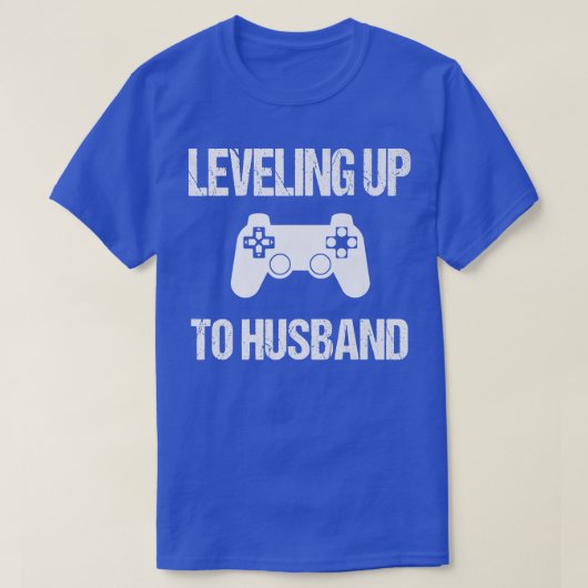 Engagement Tshirt for Groom Video Game Lovers (Design voorkant)