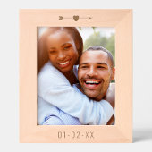 Engagement/Wedding Date Heart Arrow Gegraveerde Lijstjes