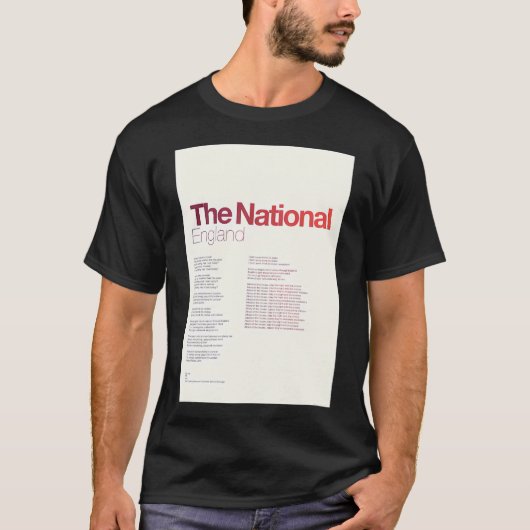 Engalnds Minimalist T-shirt (Voorkant)