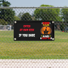 Enge aanpasbare Halloween thema banner