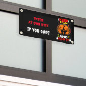 Enge aanpasbare Halloween thema banner (Buitenkant Gebouw)