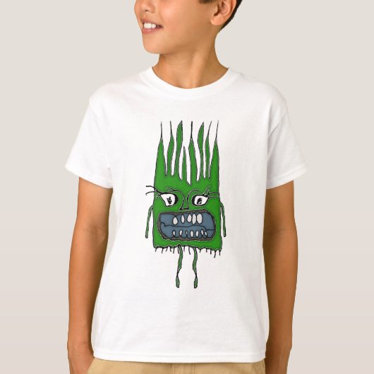 Enge baby monster vampier tekening t-shirt (Voorkant)