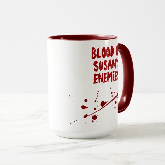 Enge Bloed Splitter Bloed Van Mijn Vijanden Hallow Mok (Voorkant rechts)