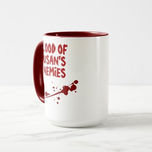 Enge Bloed Splitter Bloed Van Mijn Vijanden Hallow Mok (Voorkant links)