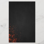 Enge Bloedspetter Halloween Party Flyer (Achterkant)