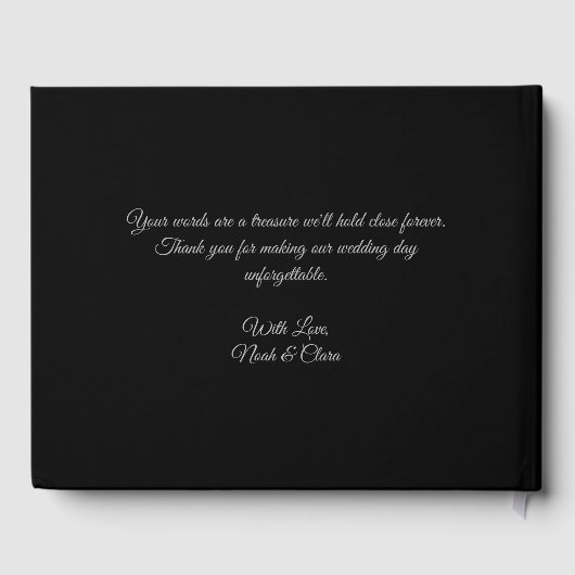 Enge bloemendonkere humeurige gothic schedel hallo gastenboek (Achterkant)