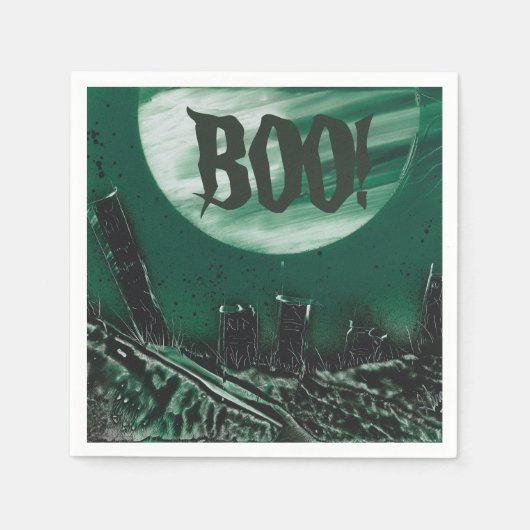 Enge Boe Begraafplaats Servet (Voorkant)