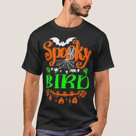 Enge Boe Halloween Dier Vogel Cadeau-idee T-shirt (Voorkant)