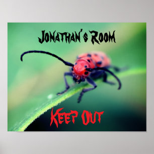 Enge Bug Kinderkamer Persoonlijke Muur Deur Poster