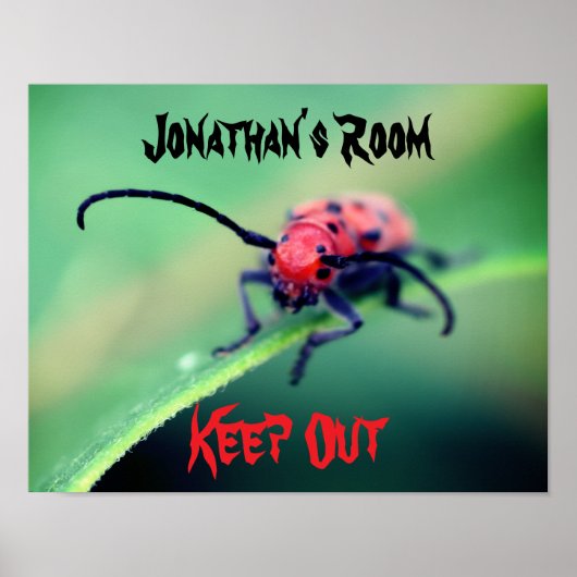 Enge Bug Kinderkamer Persoonlijke Muur Deur Poster (Voorkant)