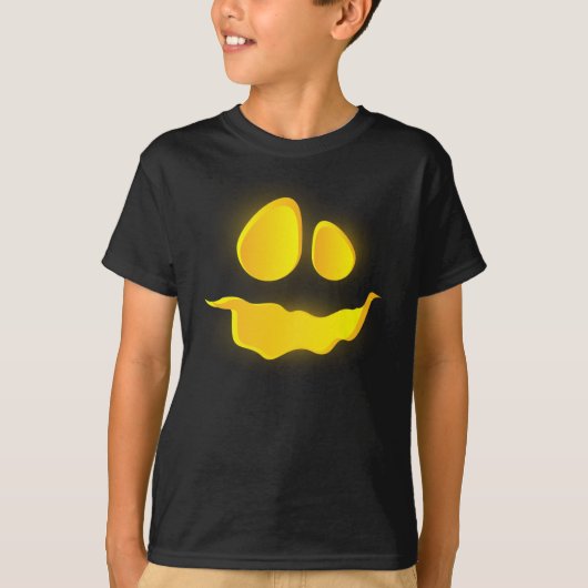 Enge Bumkin Smile Halloween Seizoen T-shirt (Voorkant)