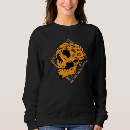 Enge Calavera Halloween Trui (Voorkant)