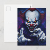 Enge Clown Ansichtkaart Briefkaart (Voorkant / Achterkant)