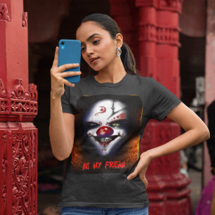 Enge Clown - Be My Friend Dames T-shirt