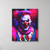 enge clown canvas afdruk (Voorkant)