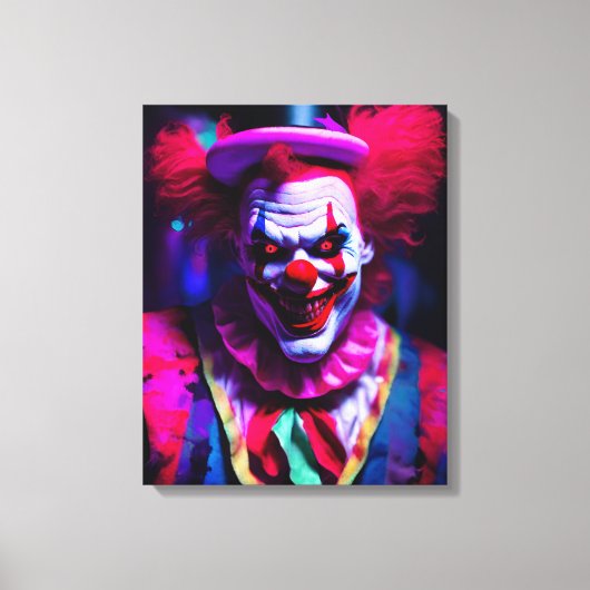 enge clown canvas afdruk (Voorkant)
