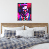 enge clown canvas afdruk (Insitu (Slaapkamer))