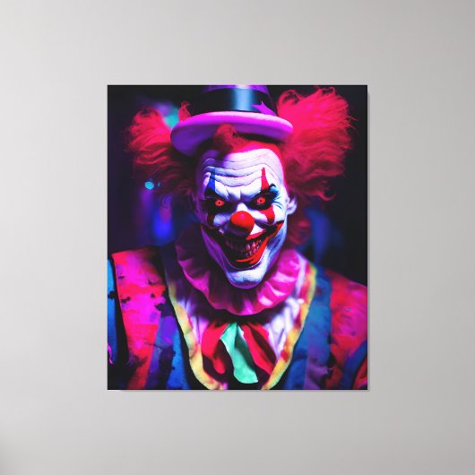 enge clown canvas afdruk (Voorkant)