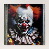 Enge Clown Evil Grin Circus Auguste Horror Legpuzzel (Verticaal)