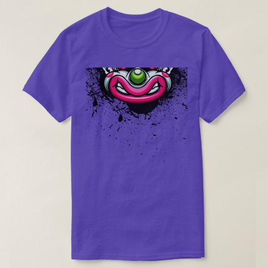 Enge Clown Face T-shirt (Design voorkant)