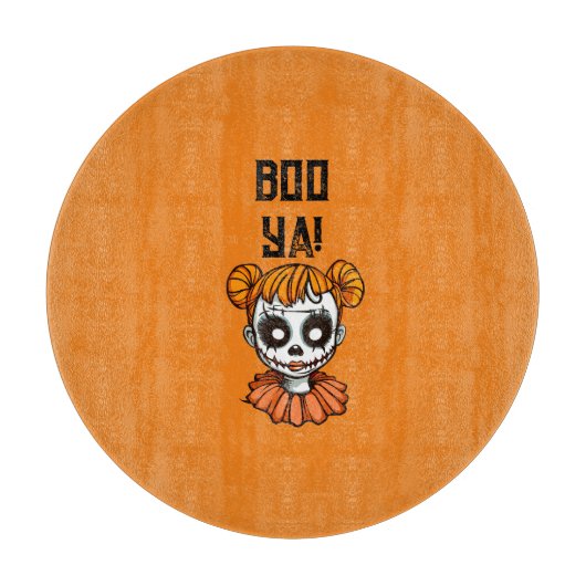 enge clown girl snijplank (Voorkant)