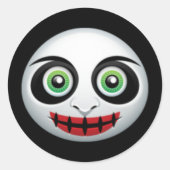 Enge Clown Halloween Stickers (Voorkant)