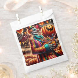 Enge Clown met Jack O' Lantern Halloween Bedankzakje