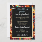 Enge Clown met Jack O' Lantern Halloween Kaart (Achterkant)