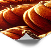 Enge Clown met Jack O' Lantern Halloween Poster (Hoek)